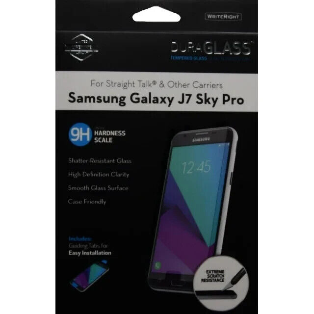 DuraGLASS Tempered Glass Screen Protector Samsung Galaxy J7 Crown/Other J7 Model