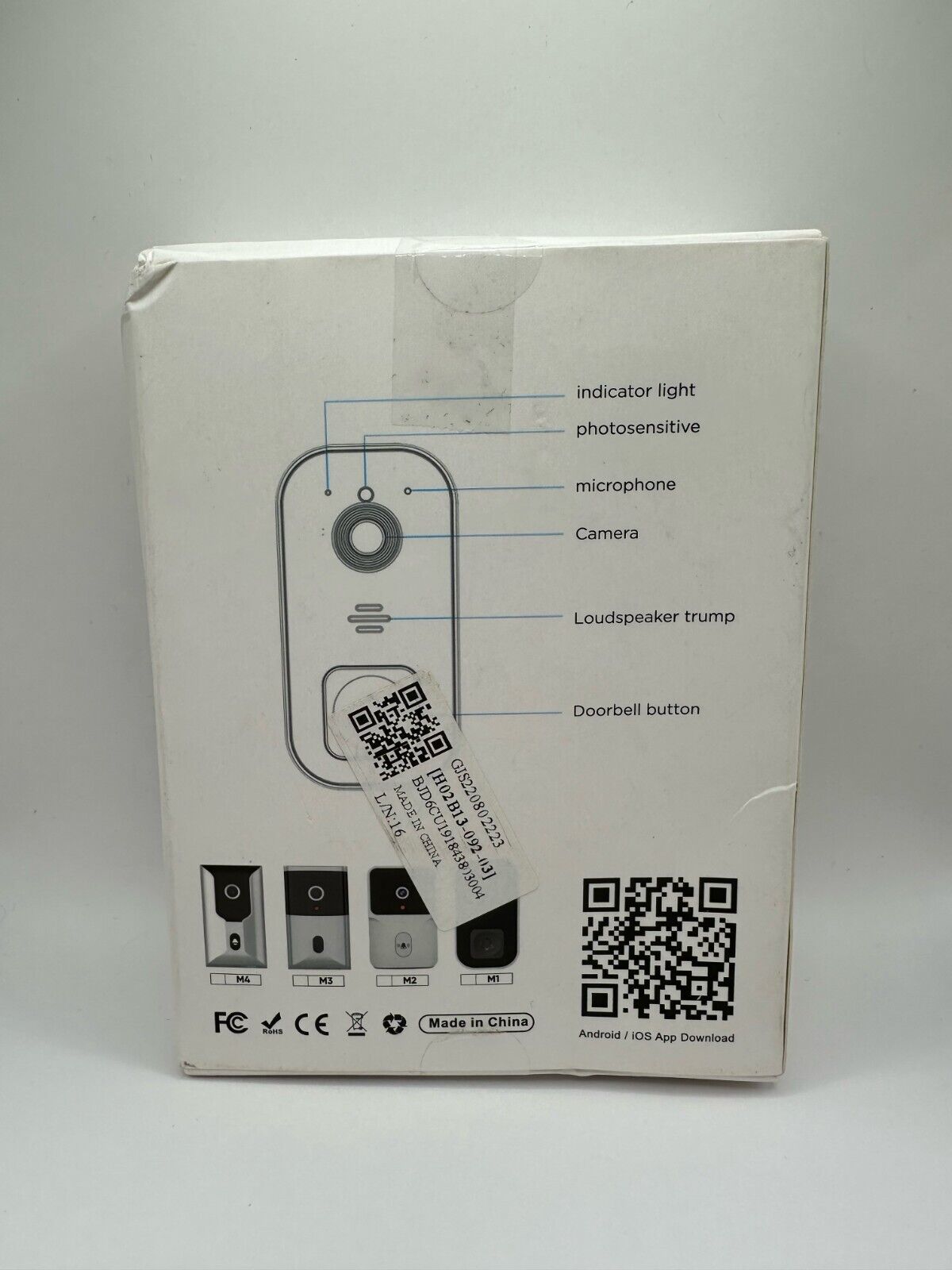 Mini Smart Doorbell Exquisite Life- Wireless, Mobile Phone Remote, Camera/Video