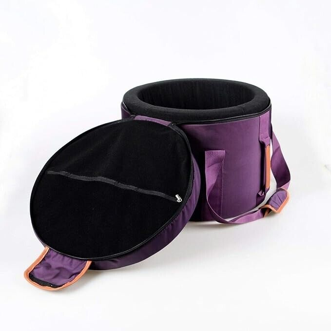 TOPFUND Brand ~ Purple Heavy Duty Crystal Singing Bowl *Only the Carrying Case*