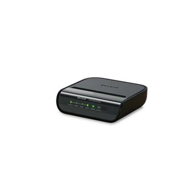 Belkin - Black F5D7234-4 G Wireless Router Cable / DSL Router