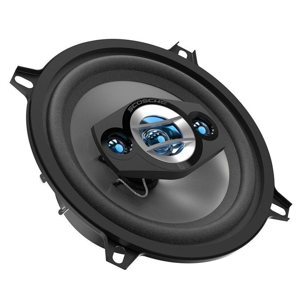 Scosche 160 Watts Peak/40 Watts RMS (Per Speaker) 5.25" 4-Way Speaker HD-5254F