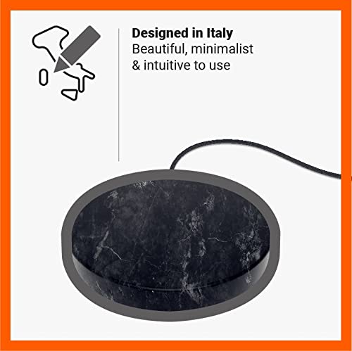 High-power charger ~ Wireless Charging Stone for Smartphone, Marble Black
