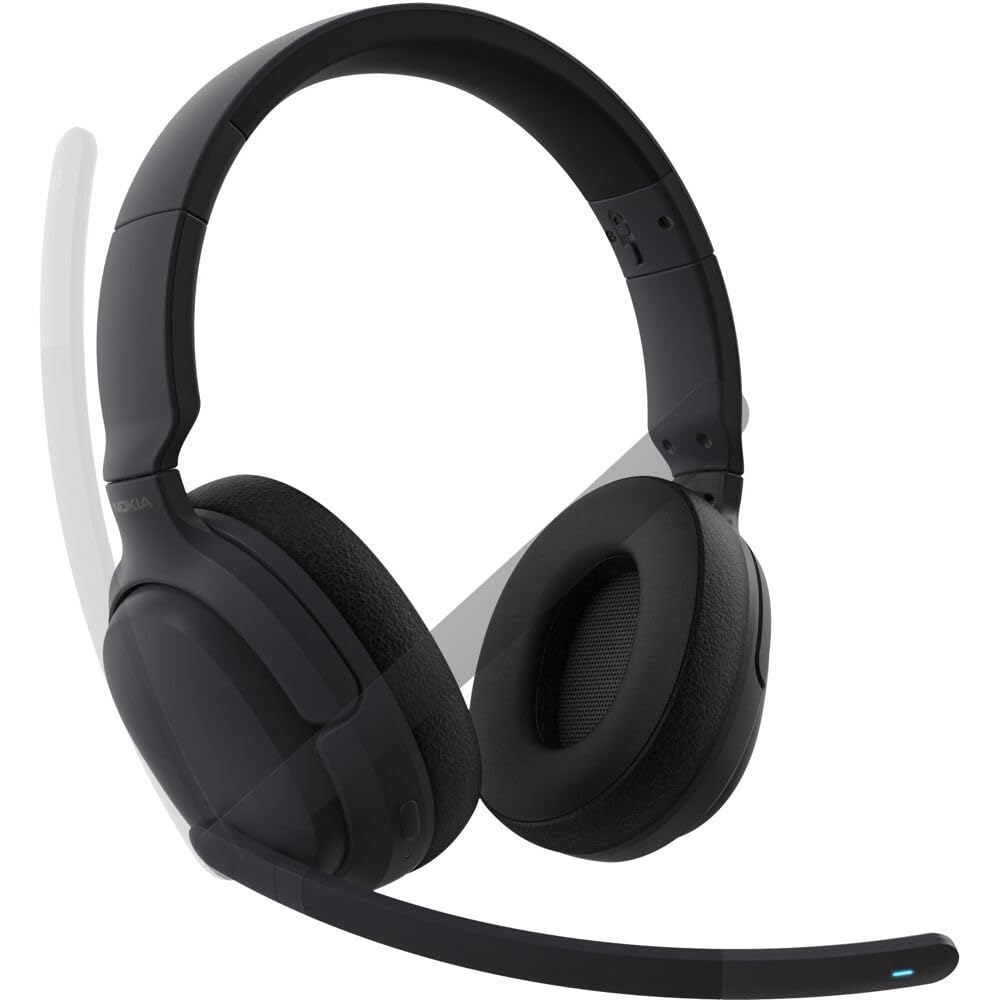 Nokia - Comm Band Pro Wireless Headphones with Mic. DAMAGED RIGHT EAR READ DESC.