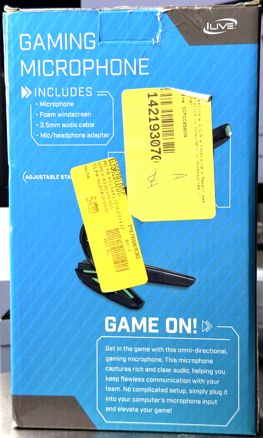 iLive Gaming Style Microphone (IGMIC050GN)