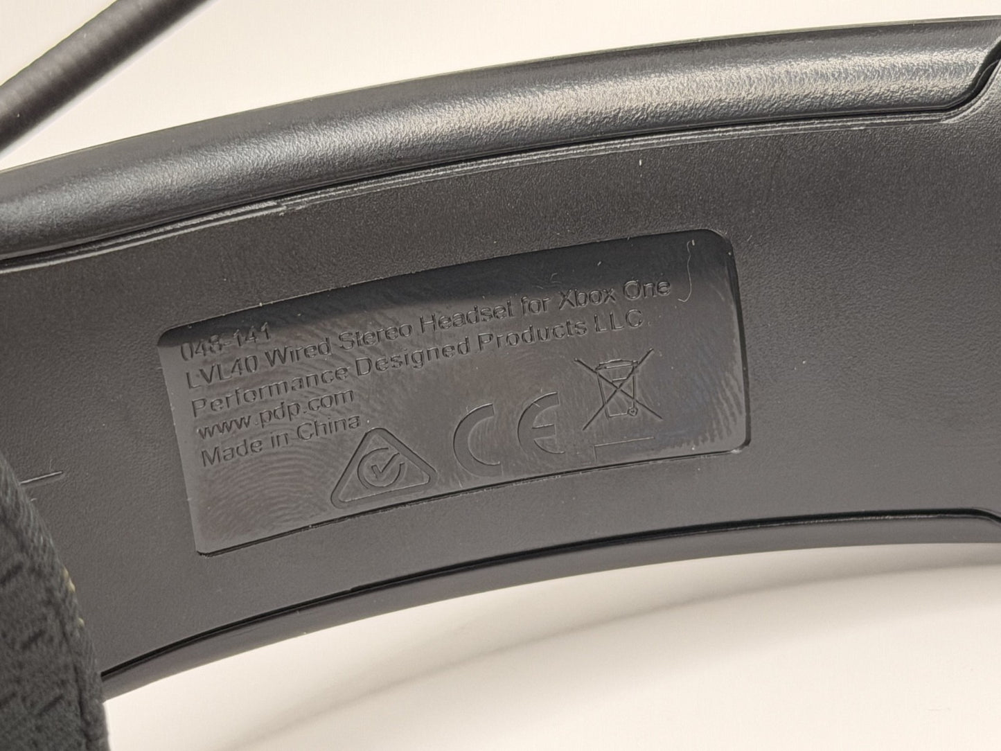 Xbox One PDP Gaming LVL40 Wired Stereo Headset Over-Ear with Microphone