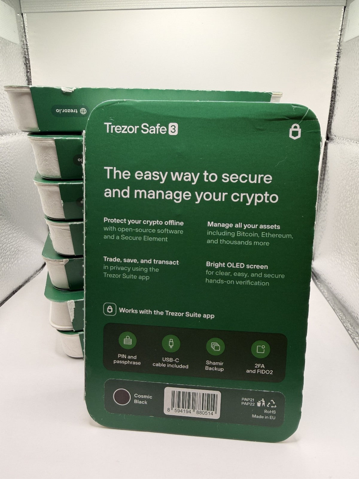 Trezor Safe 3 - Hardware Wallet - Amazon Return - Untested