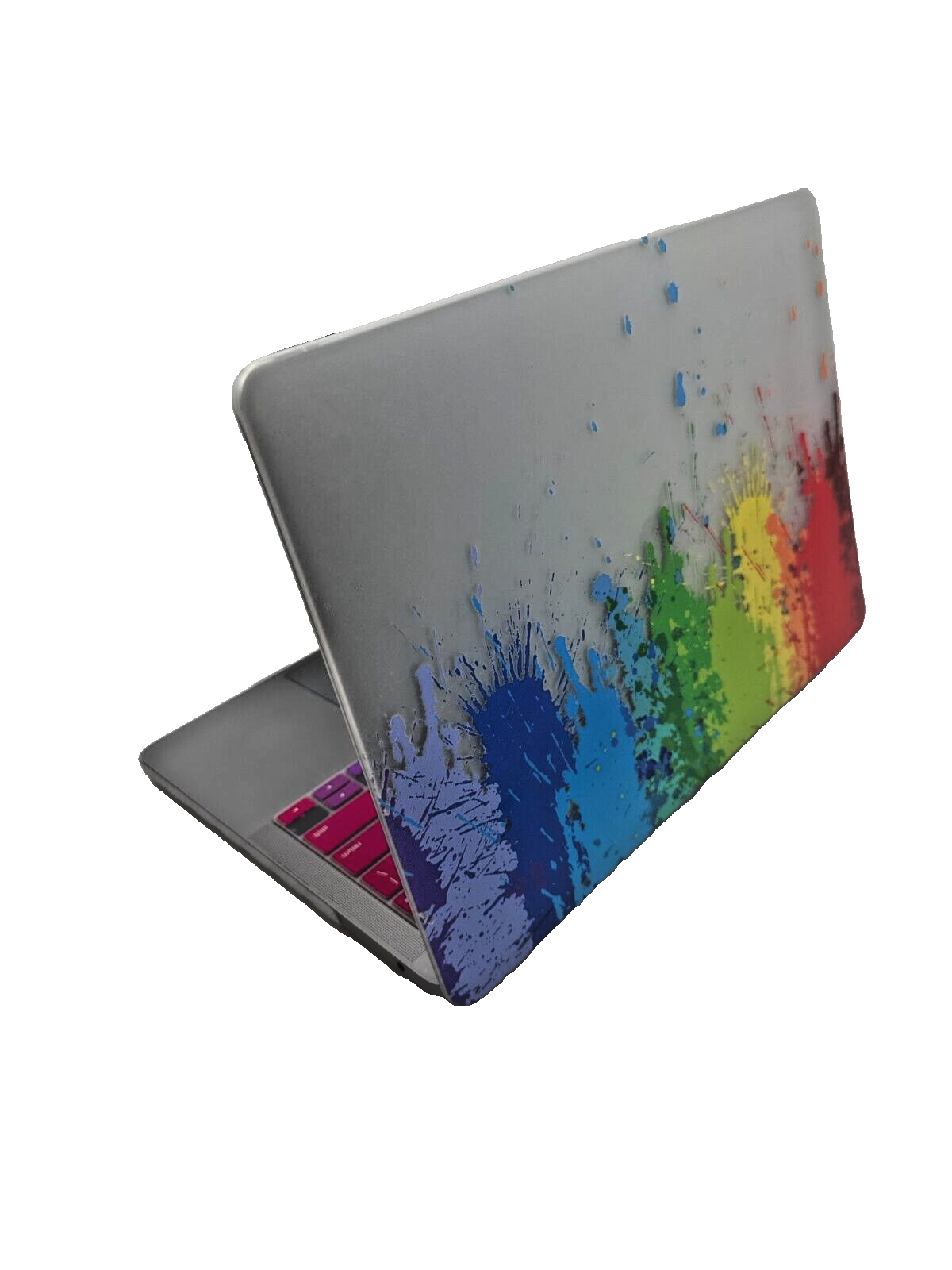 For MacBook New Pro 13" Hard Shell Cover - Paint Splashes w/Keyboard cover