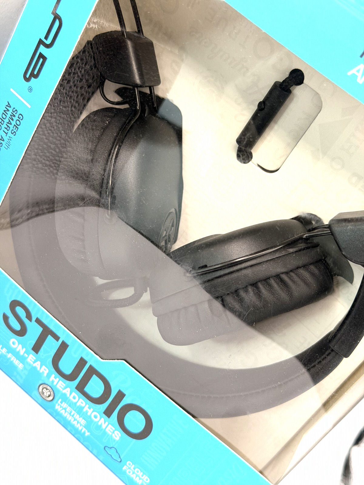 JLab Audio Wired On-Ear Headphones - Black