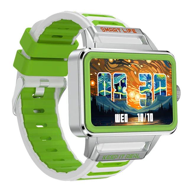 2023 New Trending Fashion Smart Watches For Women Kids Colorful Rectangular Large Screen Smartwatch Unisex reloj