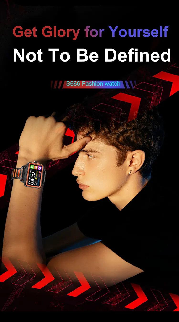 2023 New Trending Fashion Smart Watches For Women Kids Colorful Rectangular Large Screen Smartwatch Unisex reloj