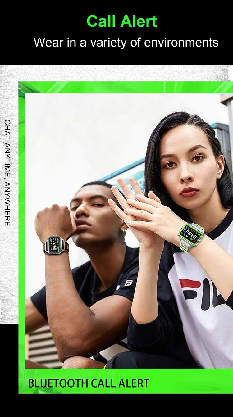 2023 New Trending Fashion Smart Watches For Women Kids Colorful Rectangular Large Screen Smartwatch Unisex reloj