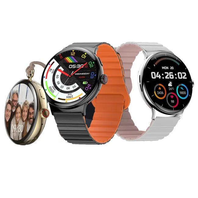 2024 New 1.43 Inch Amoled Screen Fitness Smart Watch 300 mAh Large Battery Waterproof Multiple Style Pocket Smartwatch LA99