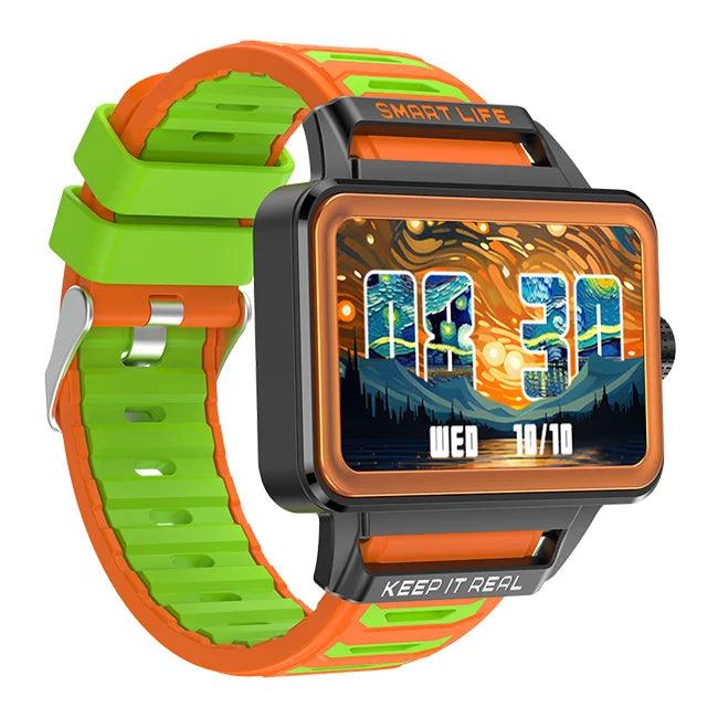 2023 New Trending Fashion Smart Watches For Women Kids Colorful Rectangular Large Screen Smartwatch Unisex reloj