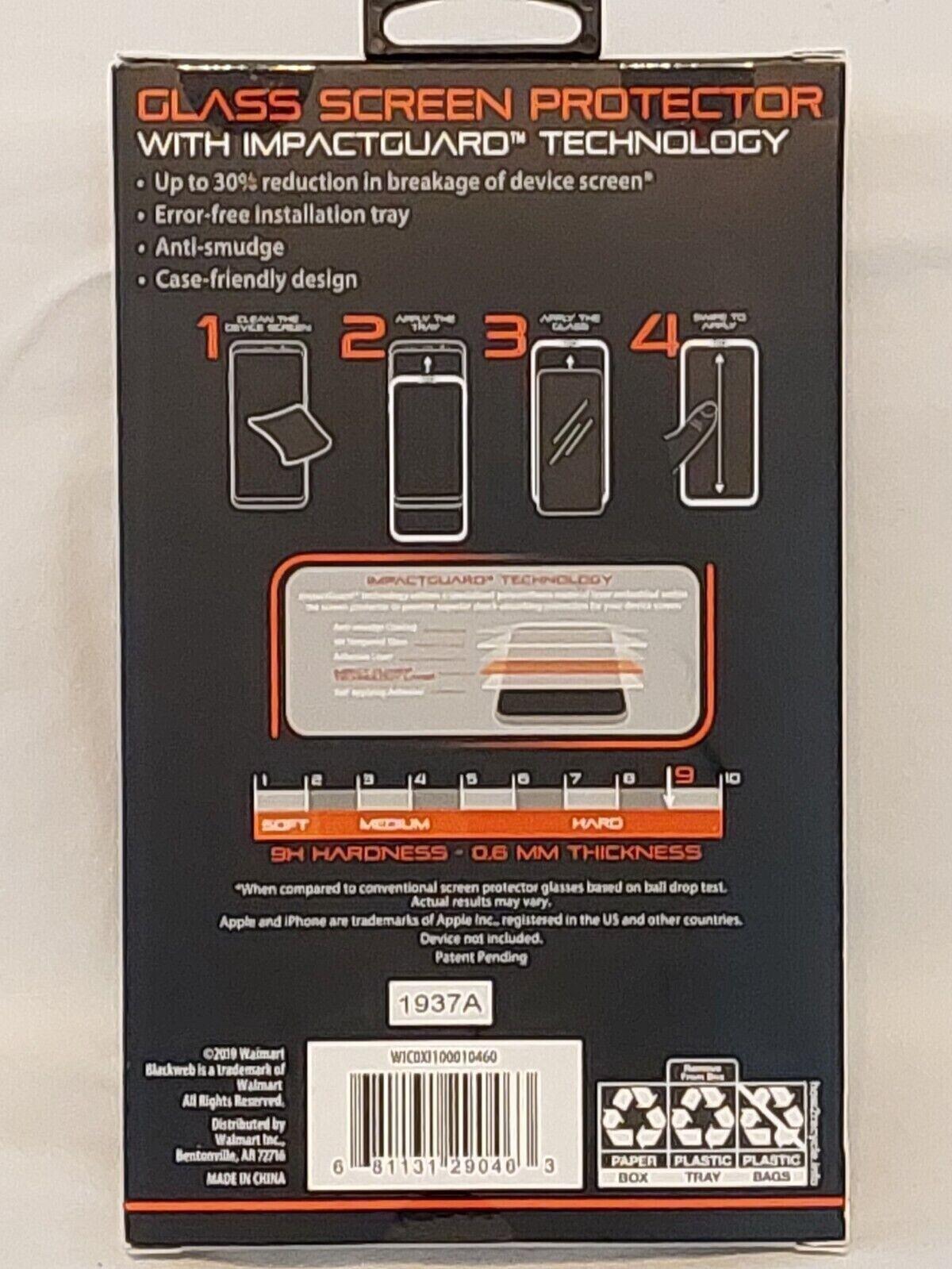Blackweb Glass Screen Protector - iPhone X/XS/11 WIBXIP100007188