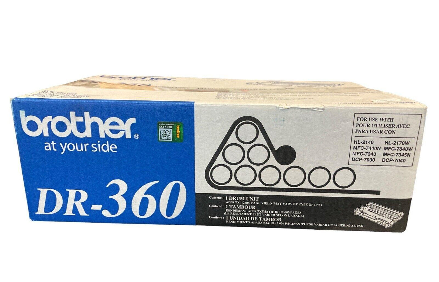 Brother DR-360 Black Drum Unit DR360 HL-2140 MFC-74440N HL-2170W