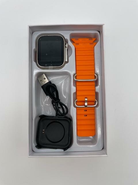 FitPro T500 U L T R A Smart Watch, 45mm Silicone Watch Band - ORANGE