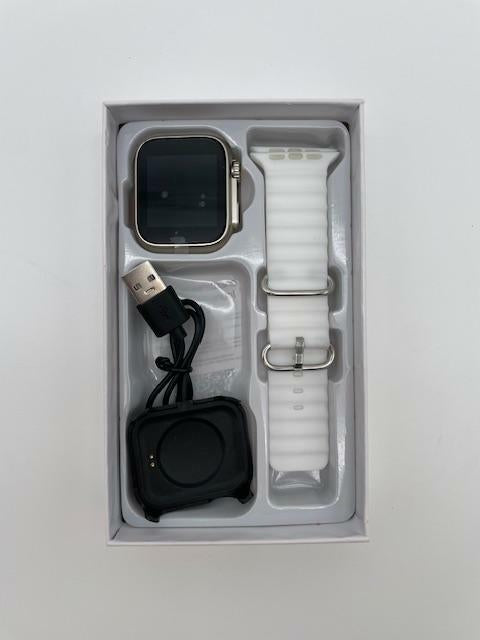 FitPro T500 U L T R A Smart Watch, 45mm Silicone Watch Band - WHITE
