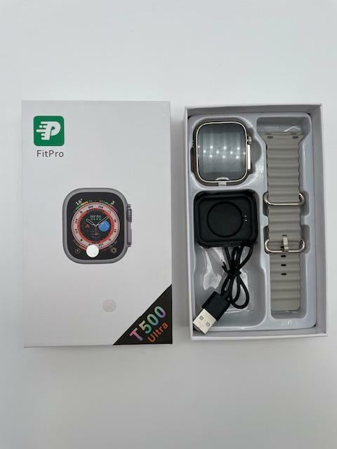 FitPro T500 U L T R A Smart Watch, 45mm Silicone Watch Band - GRAY