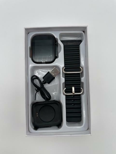 FitPro T500 U L T R A Smart Watch, 45mm Silicone Watch Band - BLACK