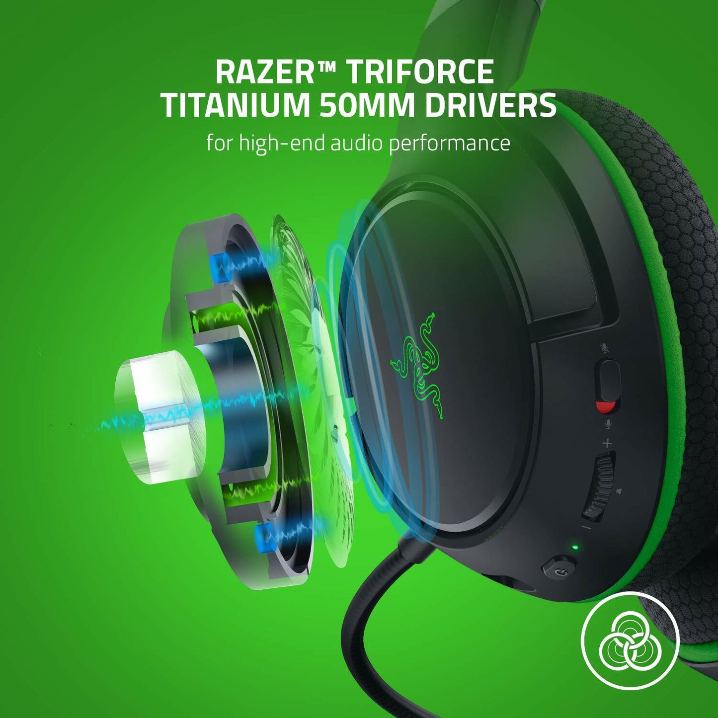 Razer ~ Kaira Wireless Gaming Headset for Xbox Series X|S, Xbox One & PC