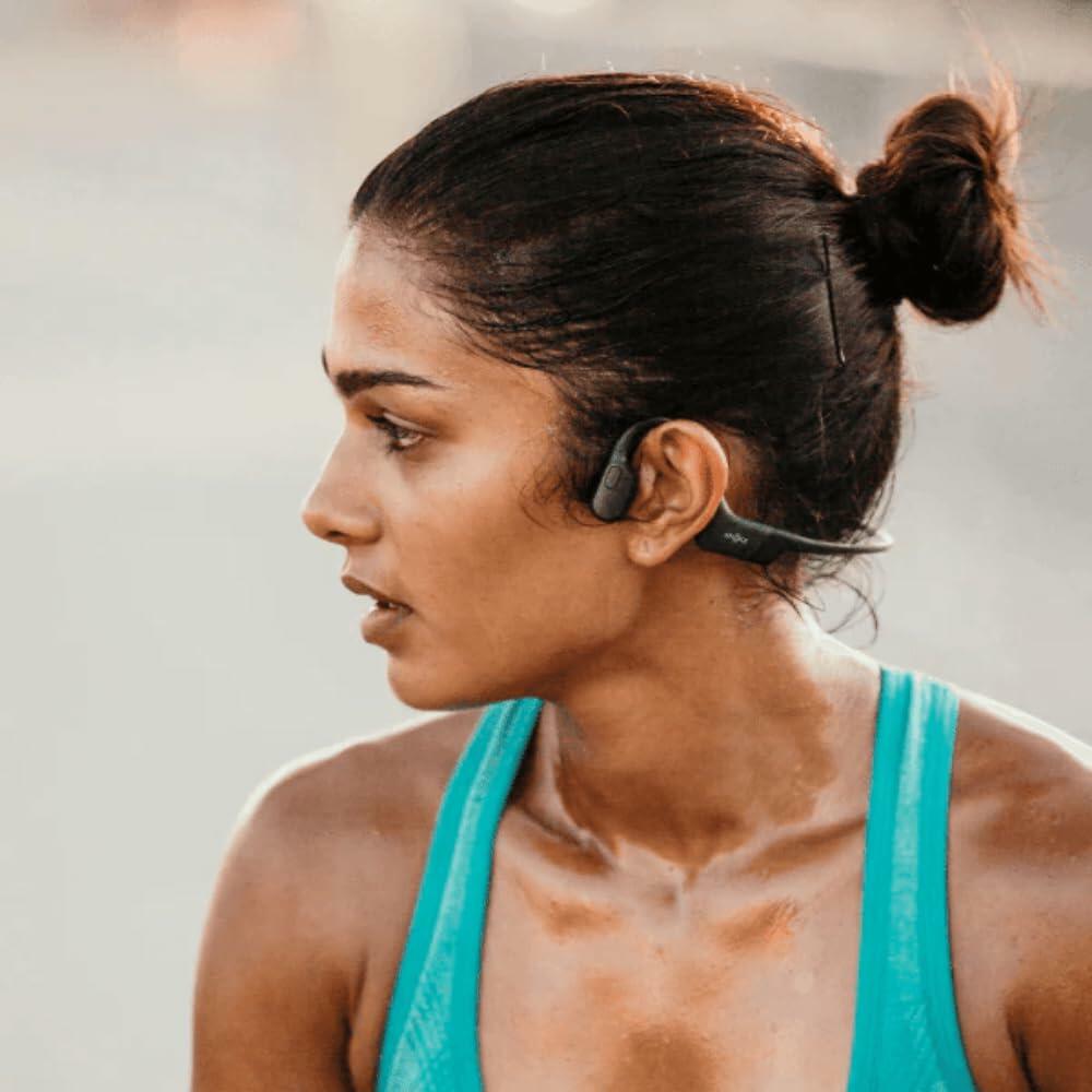 Shokz ~ OpenRun Bone Conduction Open-Ear ~ Endurance Headphones ~ Black