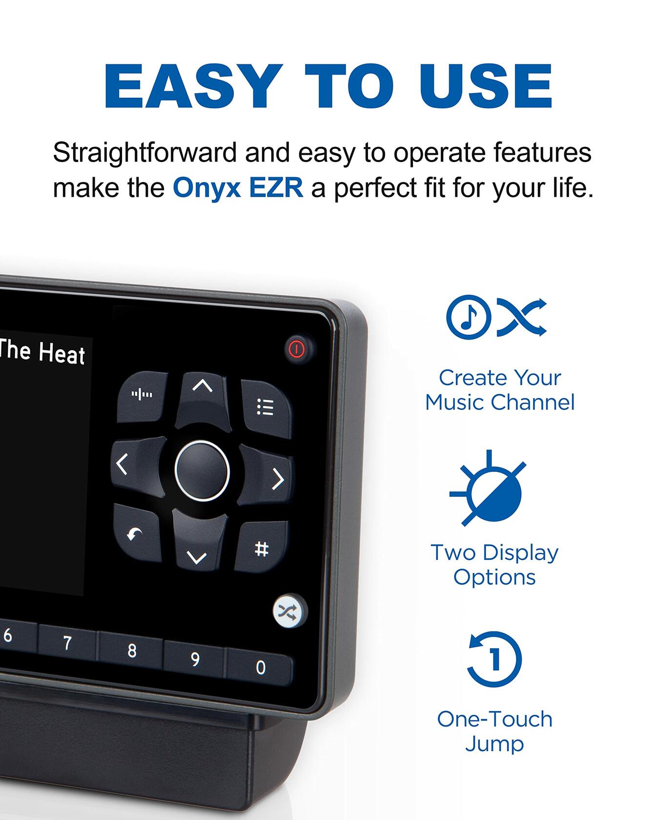 SiriusXM - Onyx EZR Satellite Radio with Vehicle Kit - Black Model:SXEZR1V1