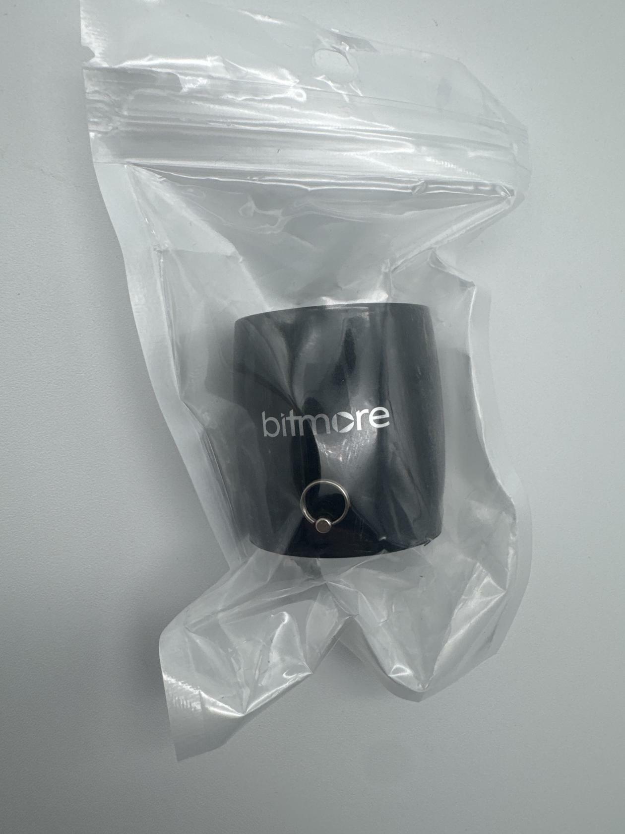 Tiny Black Unbranded Pairable Wireless Speaker 1&1/2 inches w/Keyring Attachment