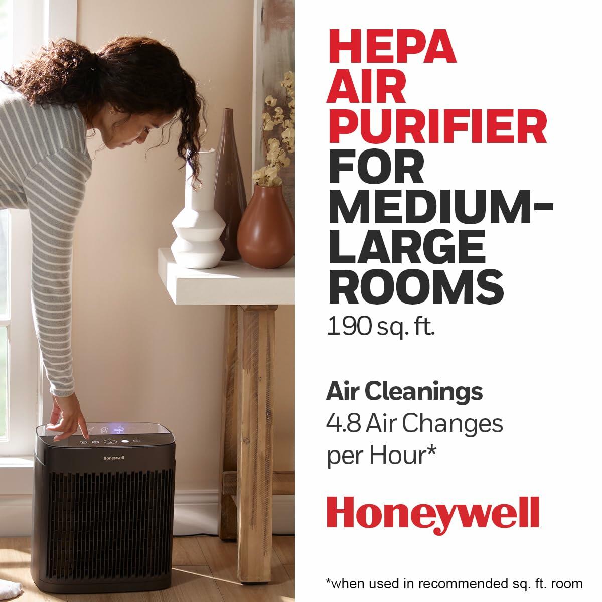 Honeywell InSight HEPA Air Purifier - Pollen, Pet Dander, and Dust Air Purifier