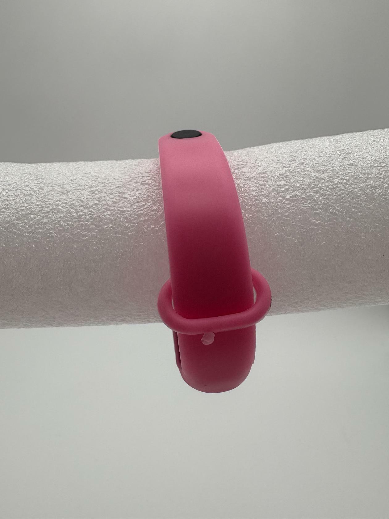 Smart Watch M8 Silicone Heart Rate Sport Watch for Kids- Pink With Lollipops