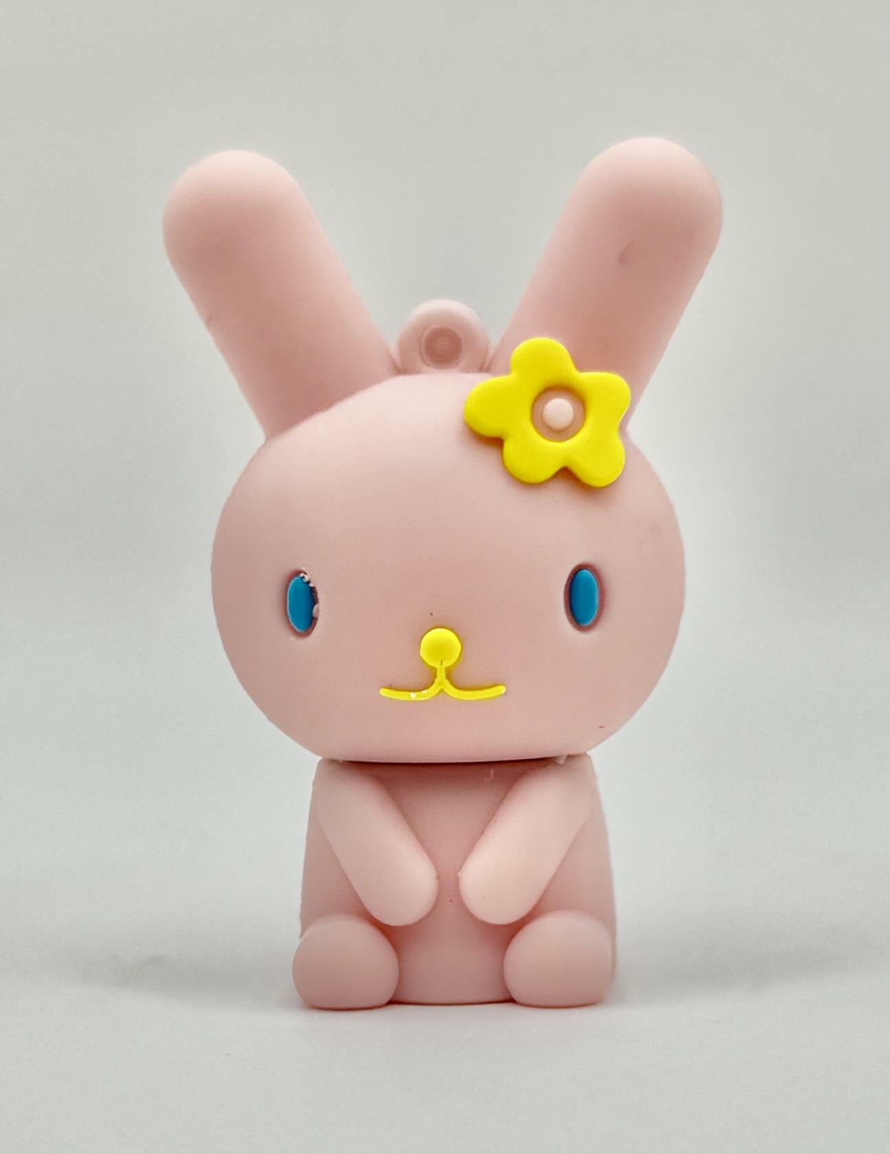 Dinosaur Driver Character USB Flash Drive 8GB | Pink Bunny - Pink