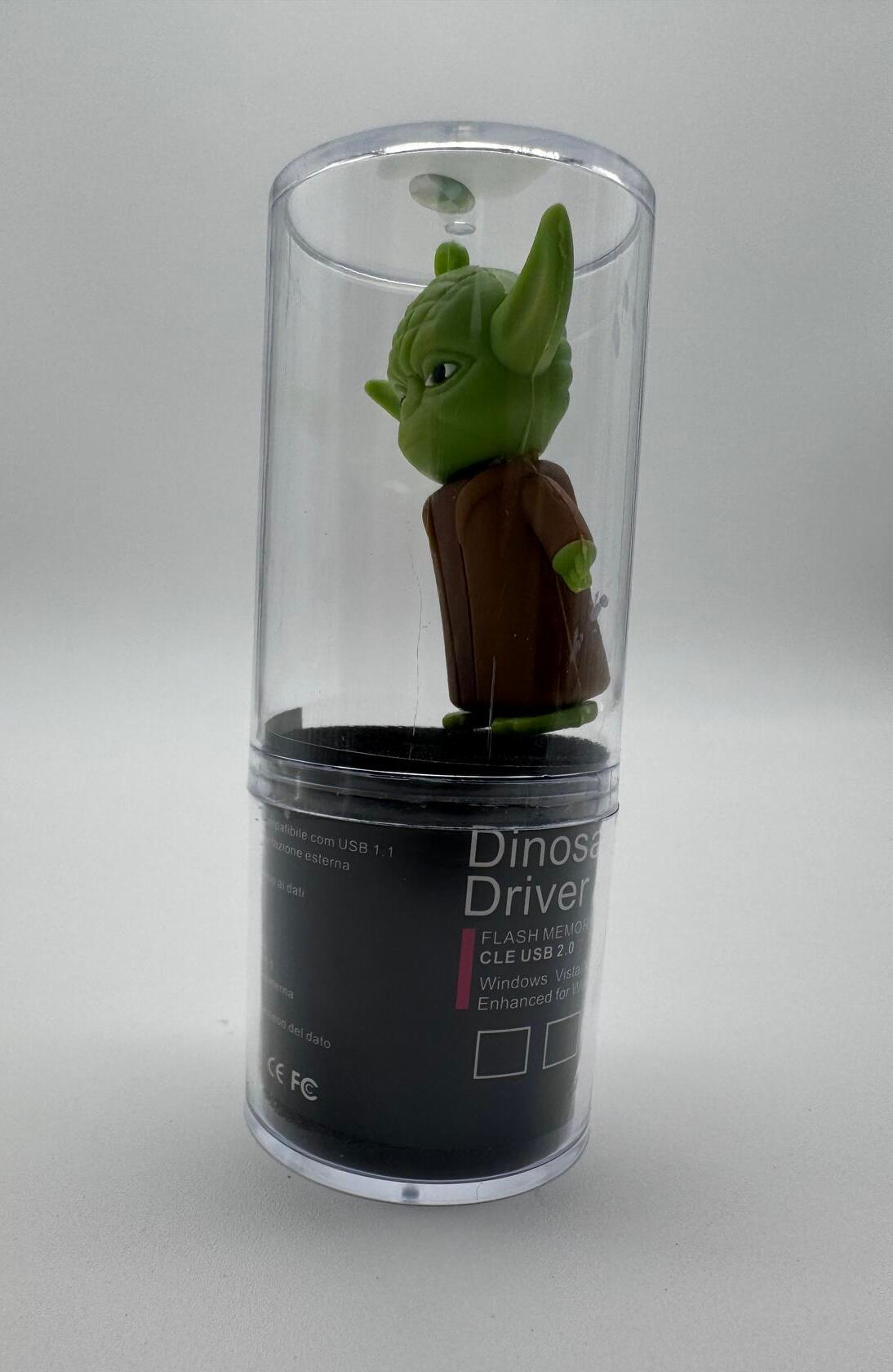 Novelty Cartoon Flash Drive | 32GB Flash Green in Color - Dinosaur Driver USB
