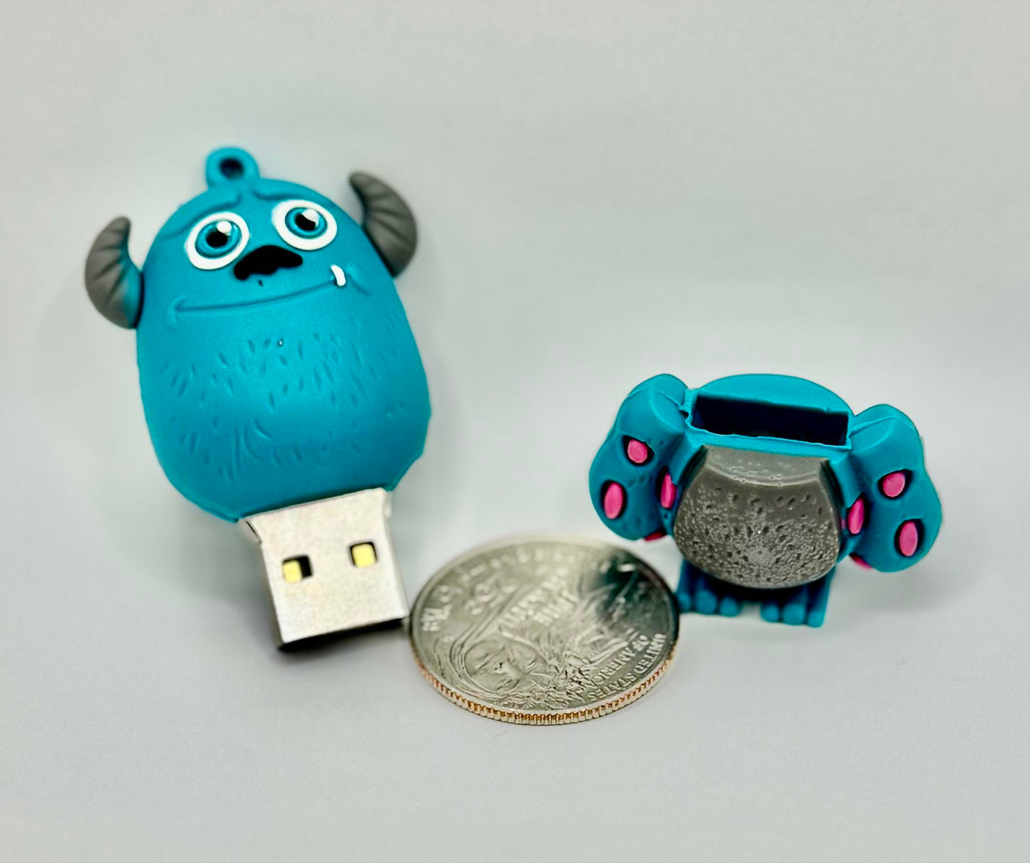 Dinosaur Driver Character USB Flash Drive 8GB | Monster - Teal