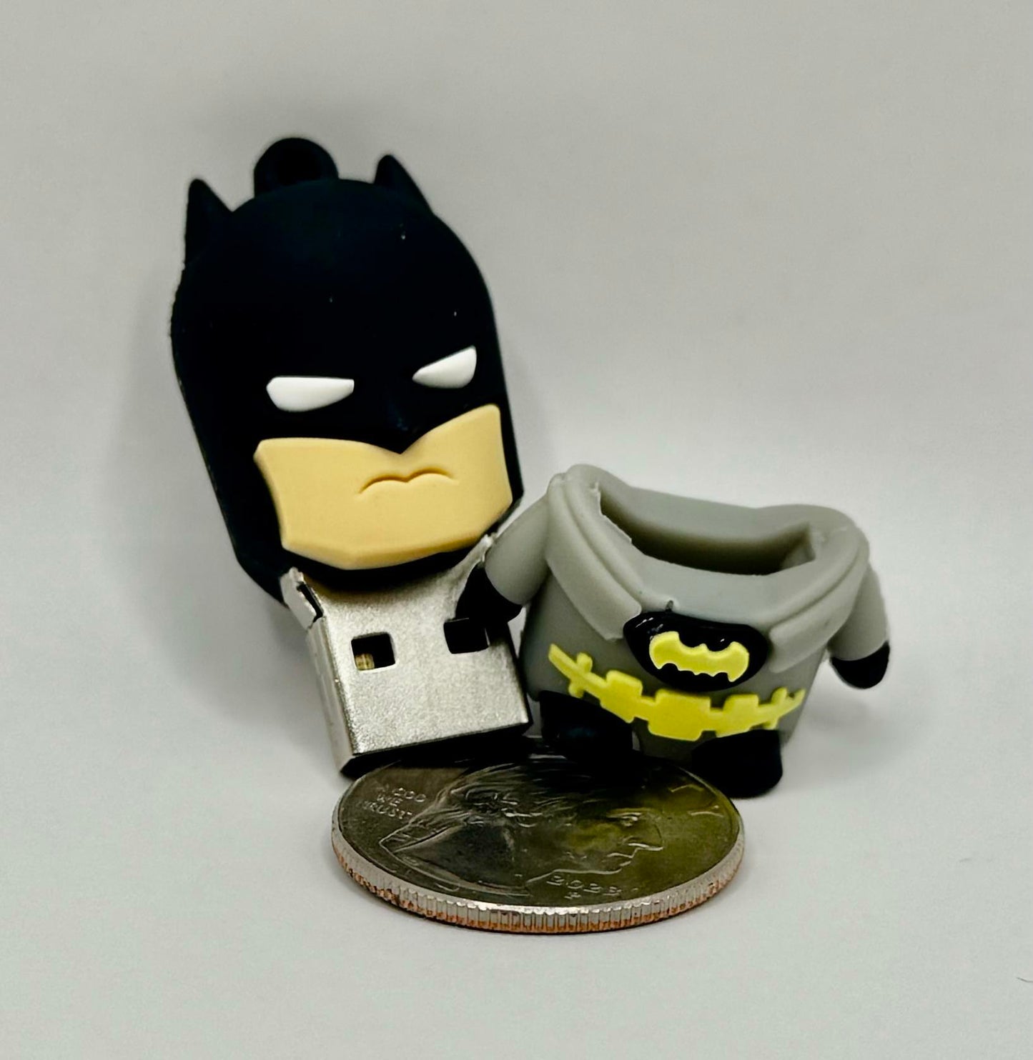 Dinosaur Driver Character USB Flash Drive 8GB | Bat Man - Black & Gray