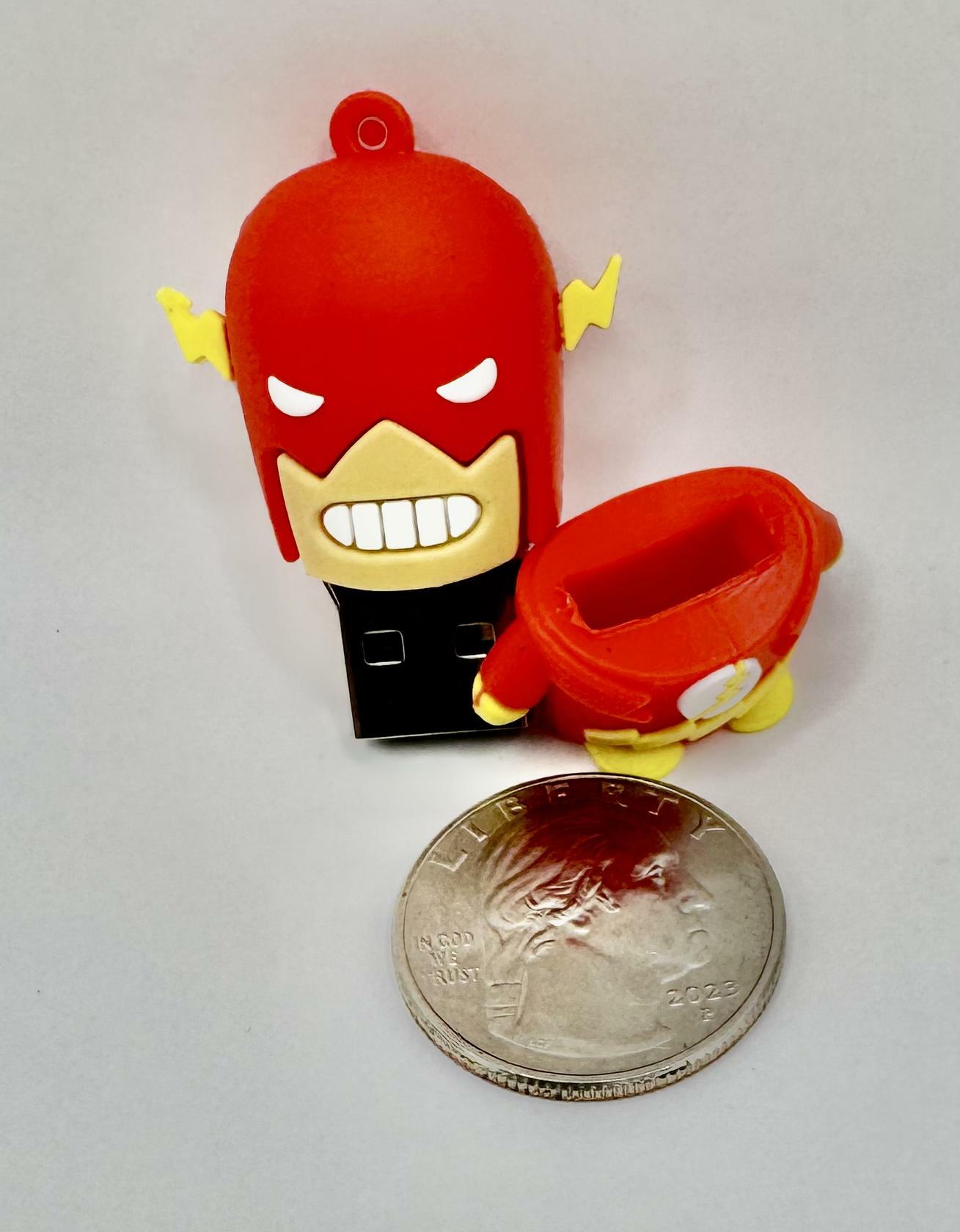 Dinosaur Driver Character USB Flash Drive 8GB | Red Action Figure - Red