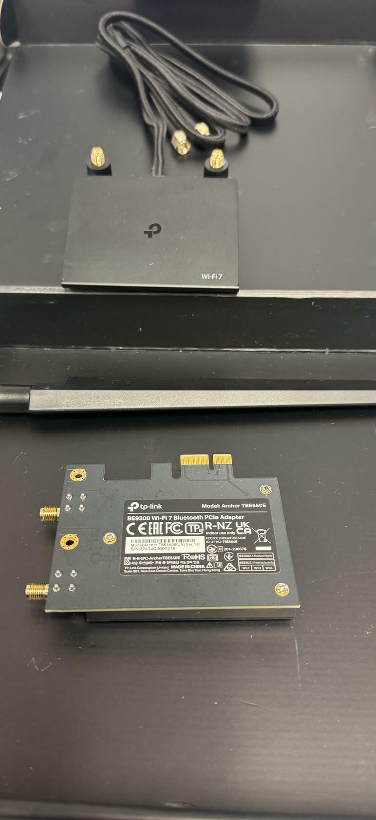 *READ & VIEW DETAILS & PHOTOS* TP-Link WiFi 7 BE9300 WiFi Card Archer TBE552E
