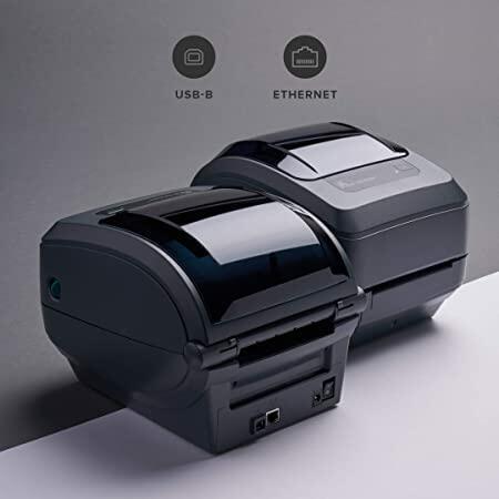 Zebra - GK420t Thermal Transfer Desktop Printer for Label *ONLY THE PRINTER*