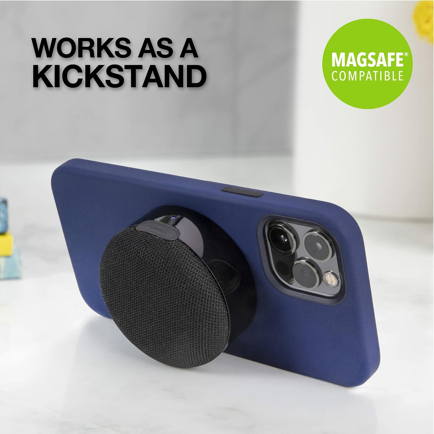 Scosche BTMSS-SP BoomCan MS Portable Magnetic True Wireless BT Speaker | Black