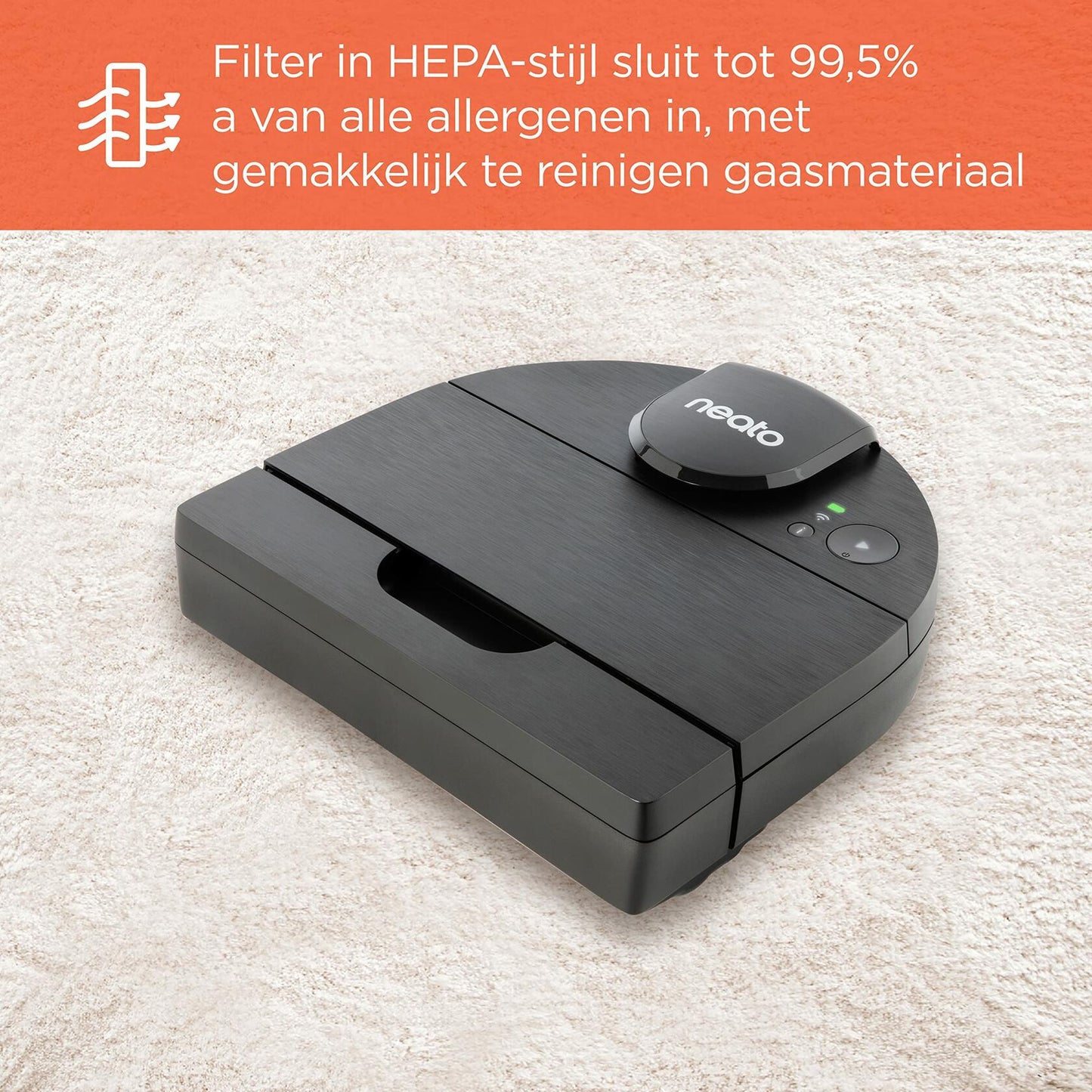 Neato Intelligent Robot Vacuum w/Zone Cleaning & Custom Scheduling Options