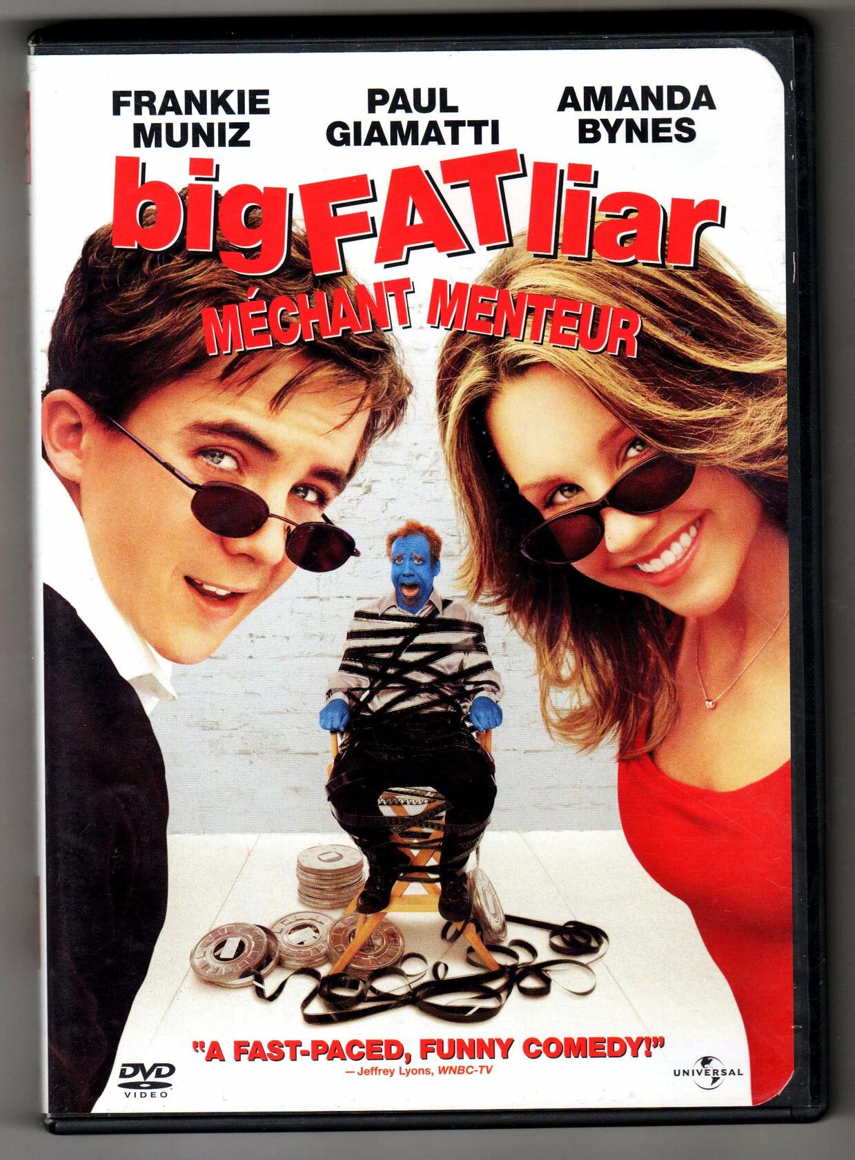BIG FAT LIAR - Frankie Muniz Amanda Bynes DVD (2002, Full Screen)