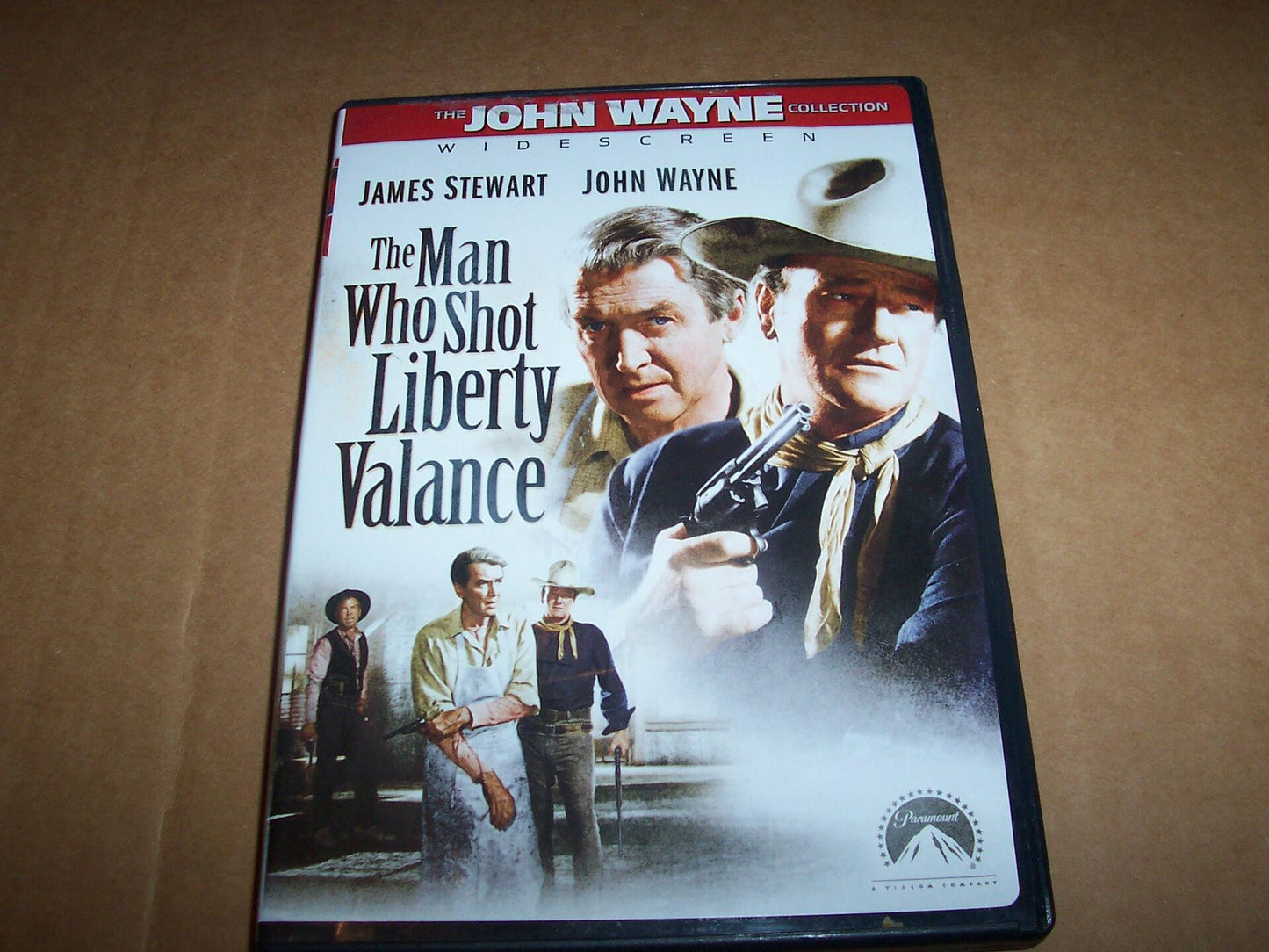 The Man Who Shot Liberty Valance (DVD, 1962) JOHN WAYNE/ JAMES STEWART