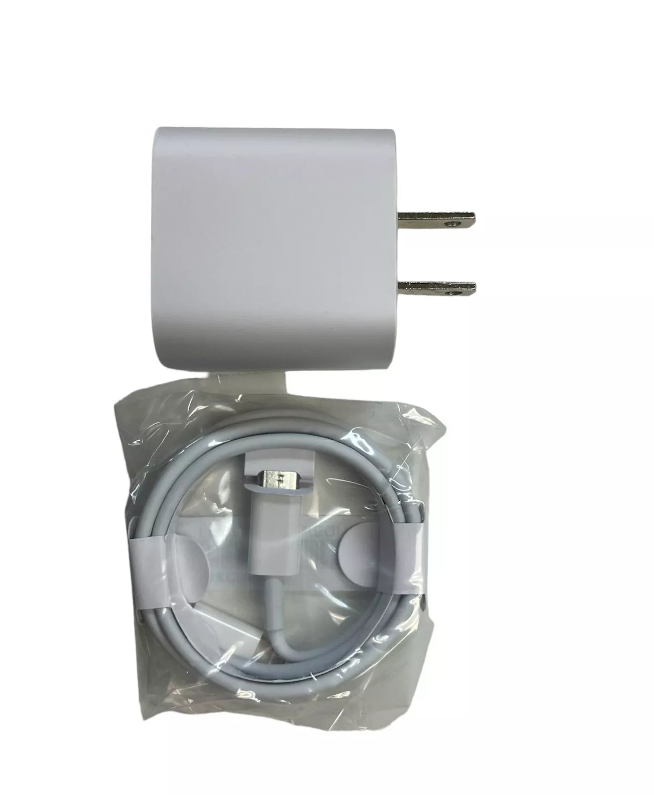 10 COUNT Foxconn 18W Wall Cubes/Brick &Type-C to 8-Pin Connector for iPhones New