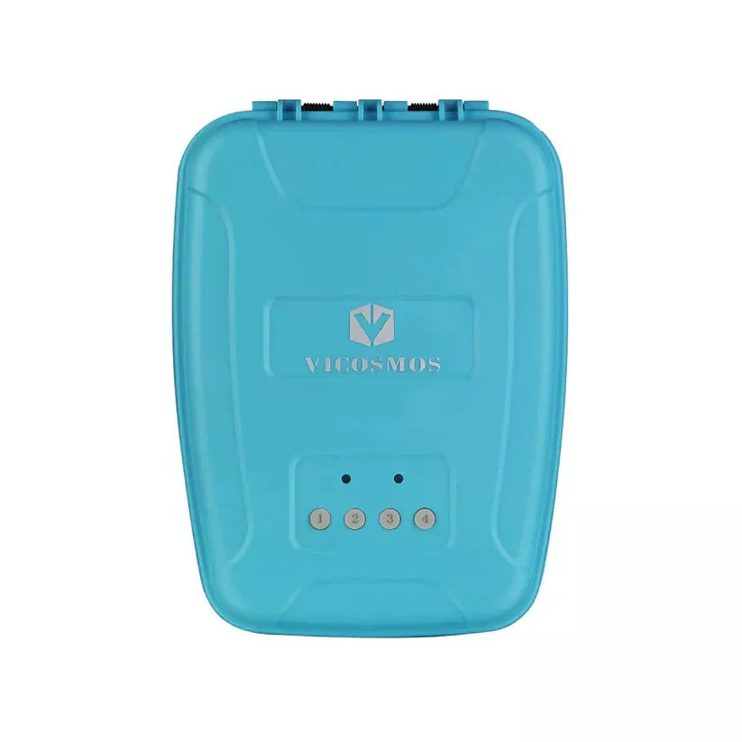Vicosmos Privacy Safe Office V1 Pro Business/Travel Private Secure Storage- Blue