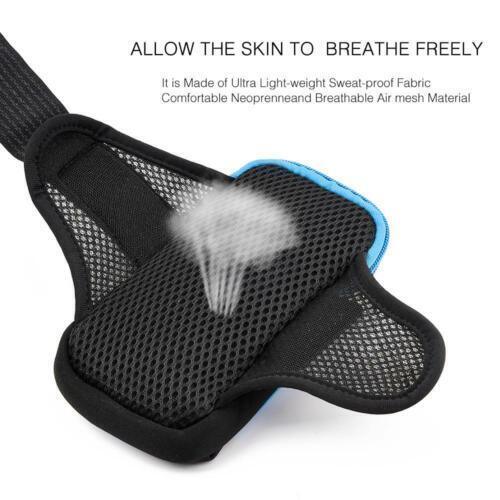 SimplyASP Tech Universal Pouch with Adjustable Sports Armband - Blue