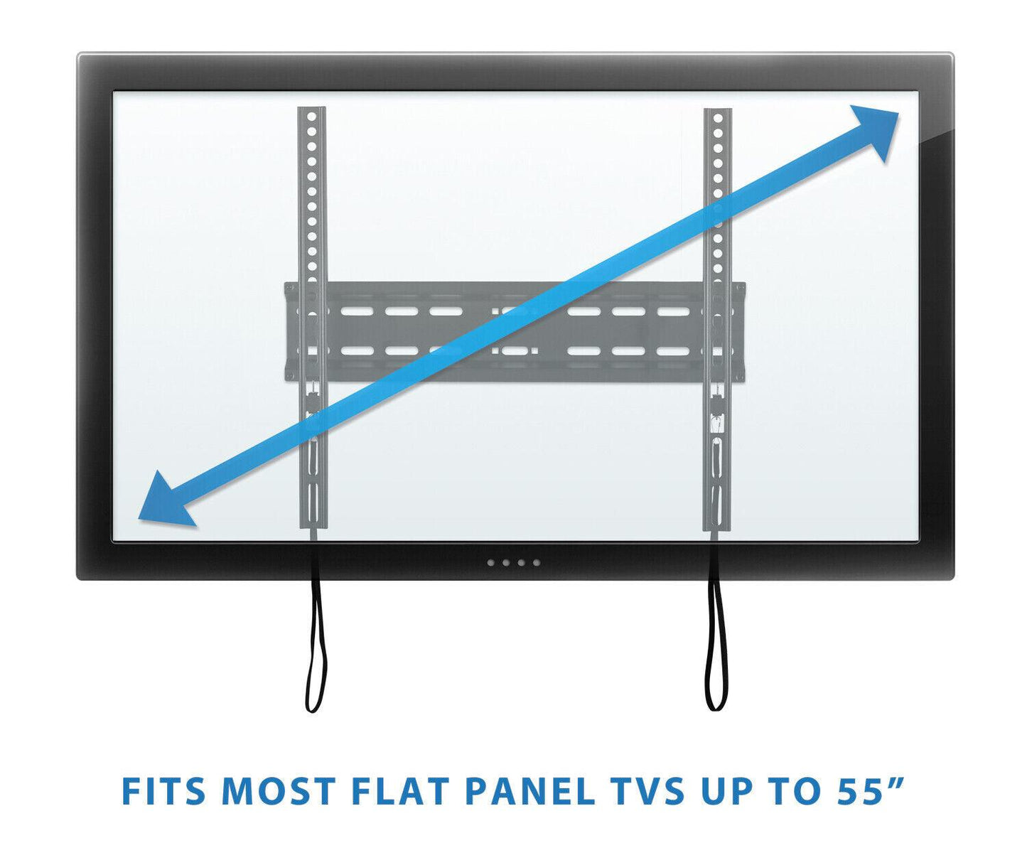 Mount-it! MI9905X Low Profile Fixed Wall TV Mount Bracket Kit For 32"-55" TVs