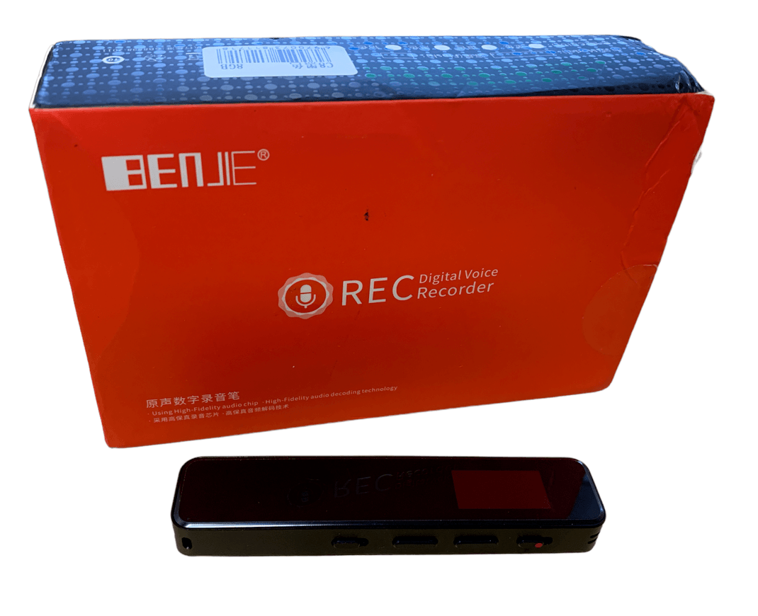 Benjie C8 Rec 8GB Digital Voice Recorder, Black (GB8898-2011)