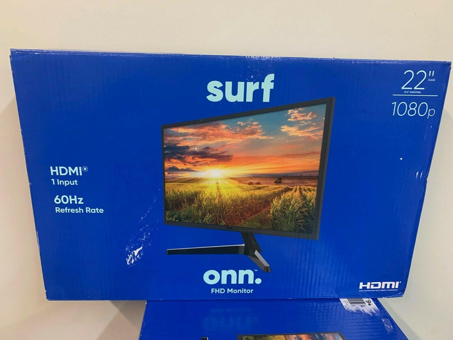 ONN 22" 1920x1080 FULL HD LED Slim Design Monitor - HDMI/VGA 60hz 14ms - Raastadeals