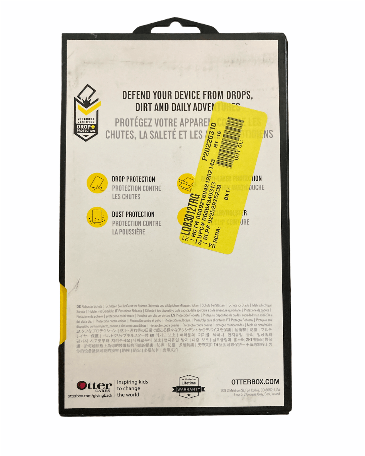 OtterBox 77-61426 Defender Series Rugged Protection Samsung Galaxy S10+, Black