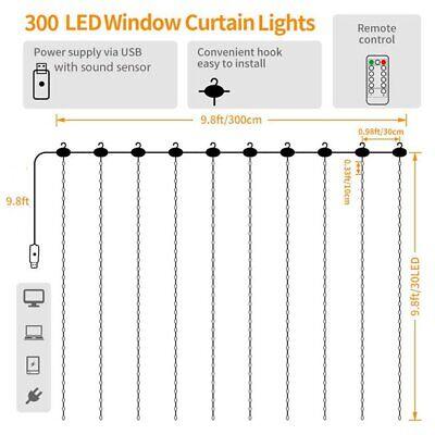 Epicgadget 300 LED USB Powered Copper Wire String Lights with Remote Control