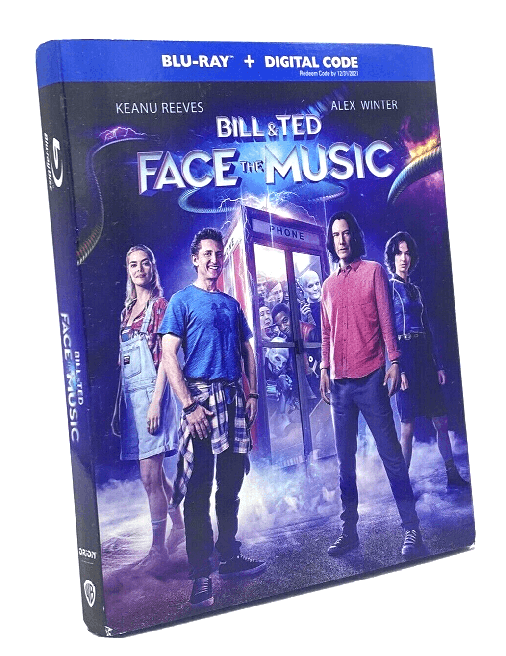 BRAND NEW SEALED - Bill & Ted Face the Music (Blu-ray+Digital Code) w/ slipcover