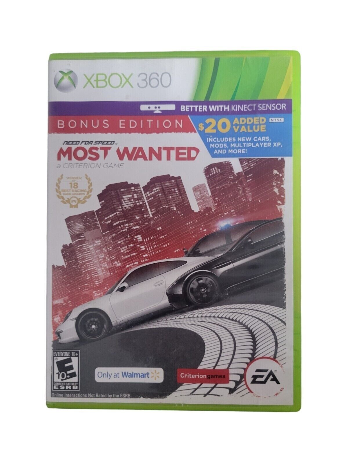 Need for Speed -Bonus Edition- Most Wanted: A Criterion Game, Microsoft Xbox 360